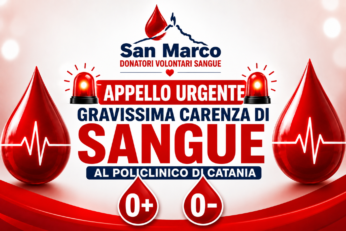 Grave carenza di sangue al Policlinico di Catania: appello urgente per i gruppi 0 positivo e 0 negativo - 