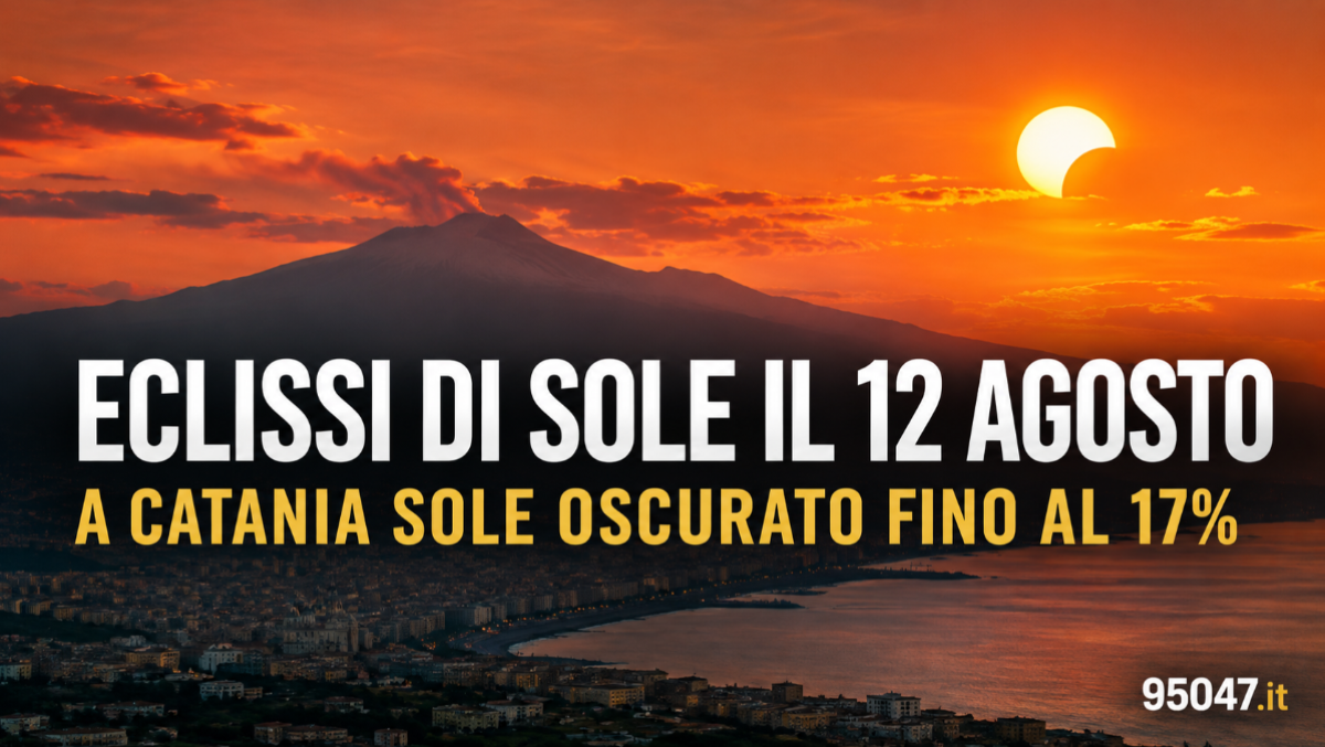 Eclissi di Sole il 12 agosto, occhi al cielo in Sicilia: a Catania oscuramento fino al 17% - 