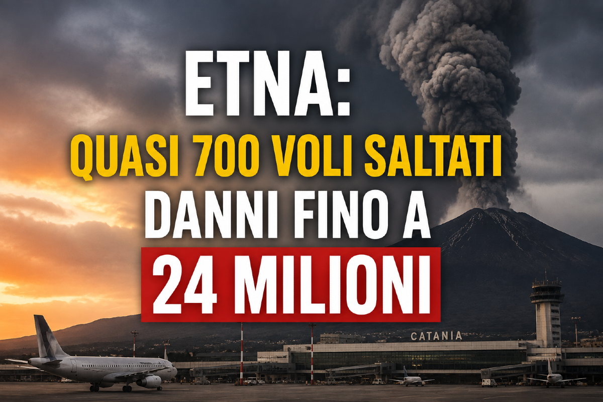 Etna, Musumeci: «Fuori posto non è il vulcano ma l’aeroporto». Quasi 700 voli saltati, danni fino a 24 milioni - 