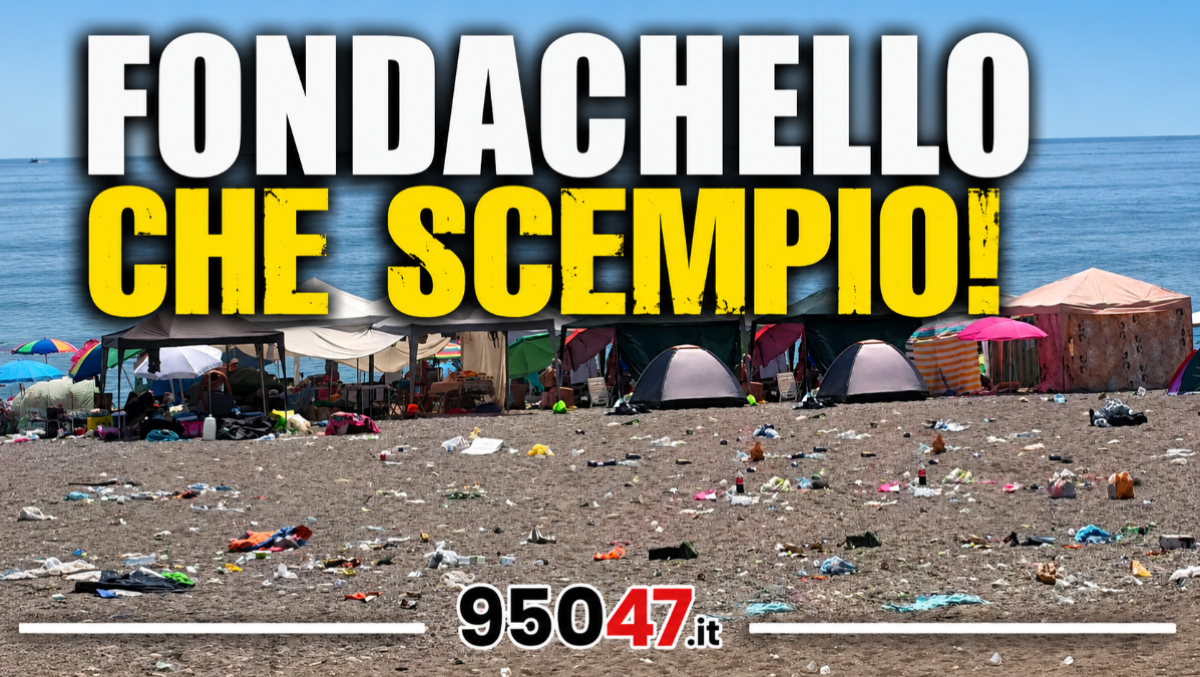 Fondachello, il giorno dopo Ferragosto è uno scempio: spiaggia invasa dai rifiuti - 