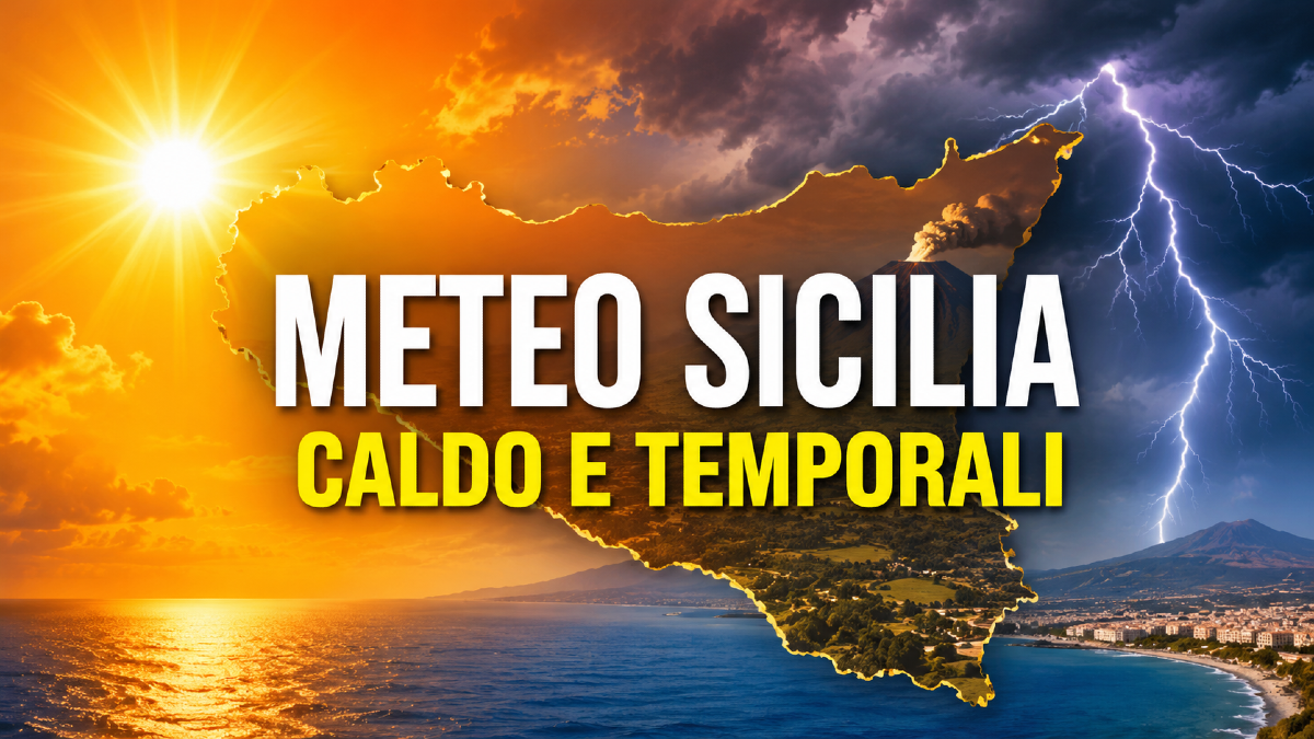 Sicilia, cambia il meteo da lunedì: caldo fino a 36°C ma tornano rovesci e temporali - 
