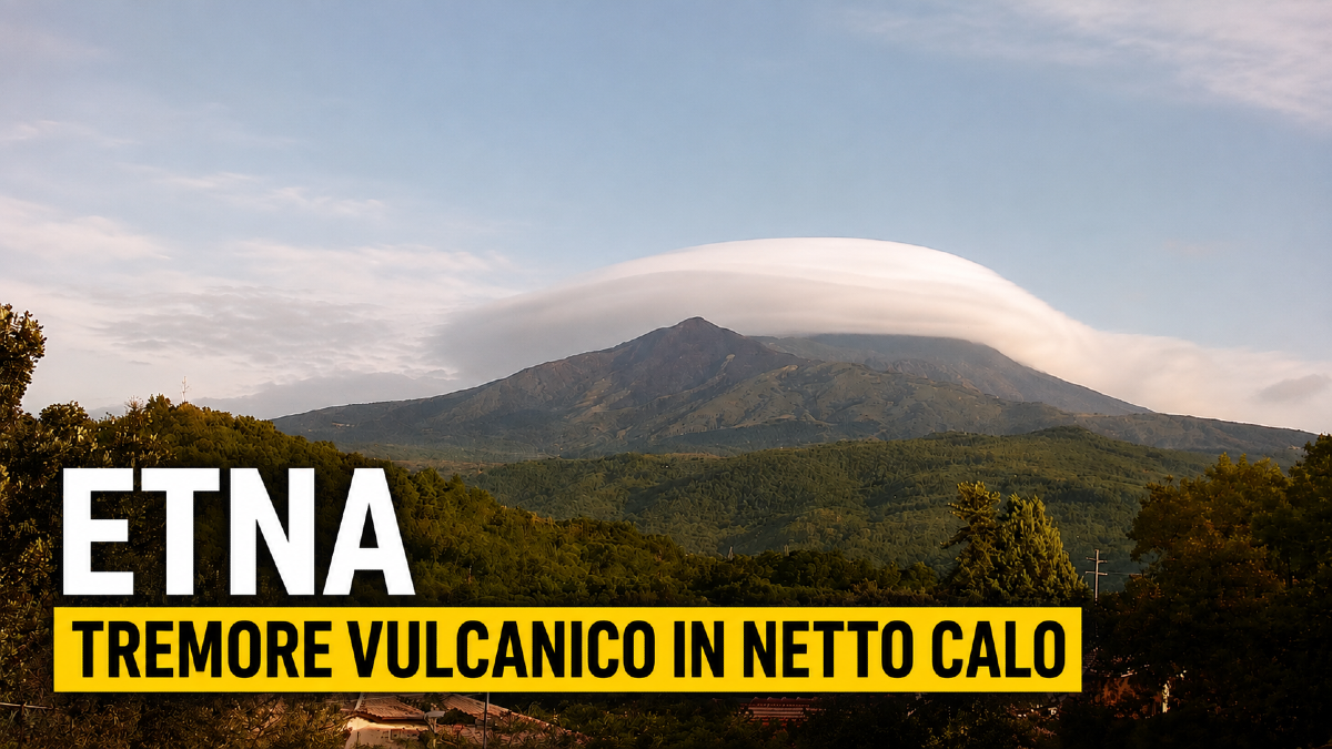 Etna, crolla il tremore vulcanico: brusca discesa nelle ultime ore dopo giorni su valori elevati - 