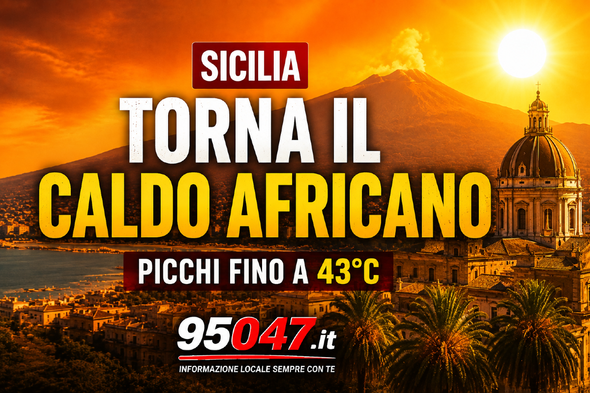 Sicilia, torna il caldo africano: dal weekend temperature in forte aumento, possibili picchi fino a 43°C - 