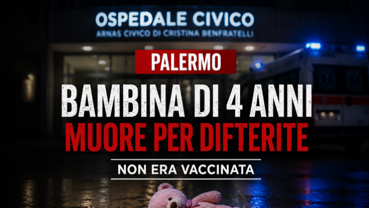 Palermo, bimba di 4 anni morta per sospetta difterite: cuginetto ricoverato, aumentano le vaccinazioni - 