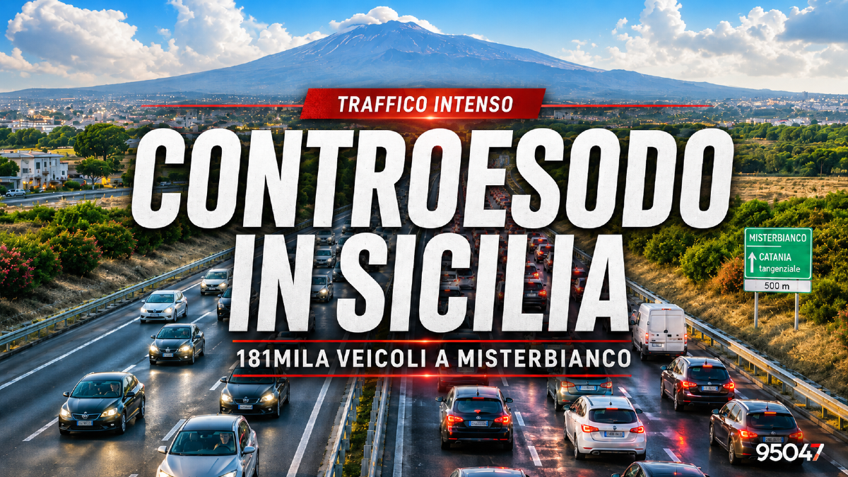 Sicilia, controesodo da milioni di transiti: sulla Tangenziale di Catania oltre 181mila veicoli a Misterbianco - 