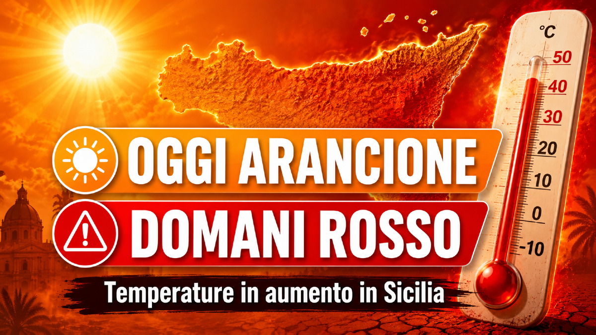 Caldo in Sicilia, oggi arancione e domani rosso: temperature ancora in aumento - 