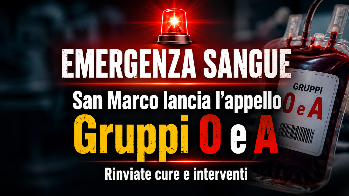 Catania, emergenza sangue: San Marco lancia l’appello ai gruppi 0 e A, rinviate cure e interventi - 