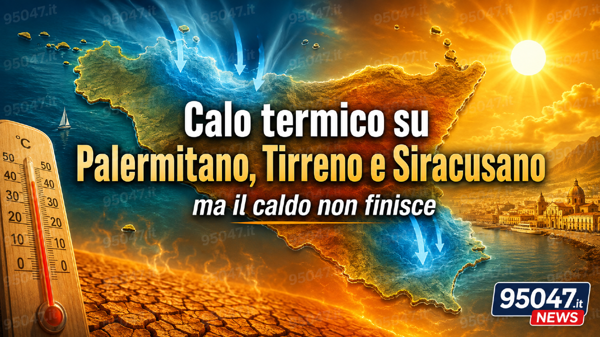 Meteo Sicilia, inizio settimana con temperature in calo ma resta l’afa: possibili ancora picchi di 40°C - 