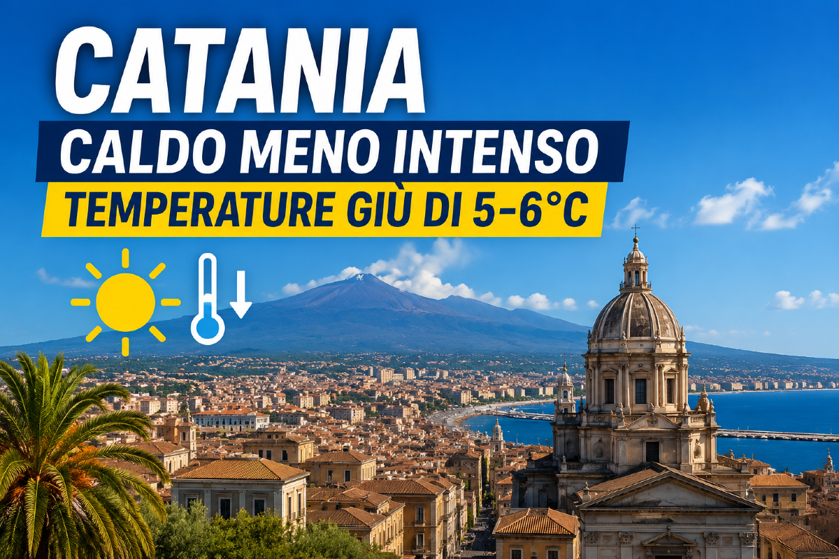Catania, il caldo concede una tregua: temperature giù di 5-6°C, ma l’estate non è finita - 
