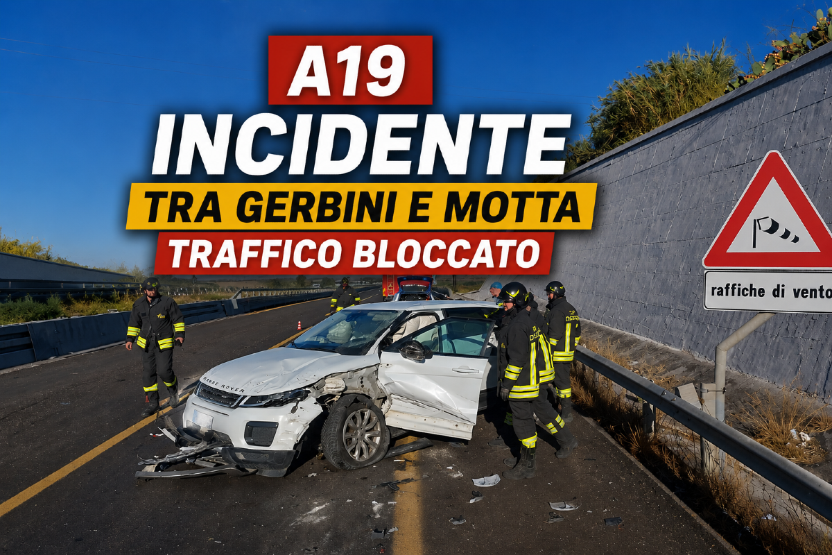 🔴🔴 ULTIM’ORA.A19 Palermo-Catania, incidente tra Gerbini e Motta: nove persone coinvolte - 