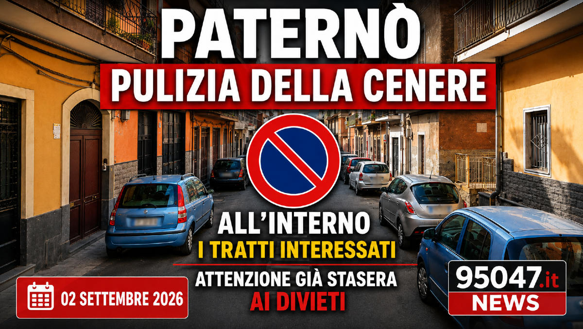 Paternò, pulizia della cenere: attenzione ai divieti e niente panni stesi, all’interno i tratti interessati