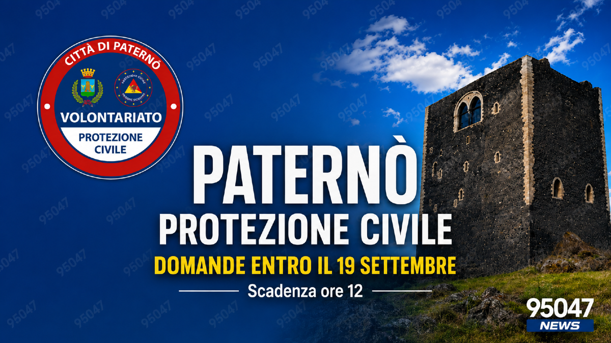 PATERNÒ, NASCE IL GRUPPO COMUNALE DI VOLONTARIATO DELLA PROTEZIONE CIVILE: APERTE LE ADESIONI - 