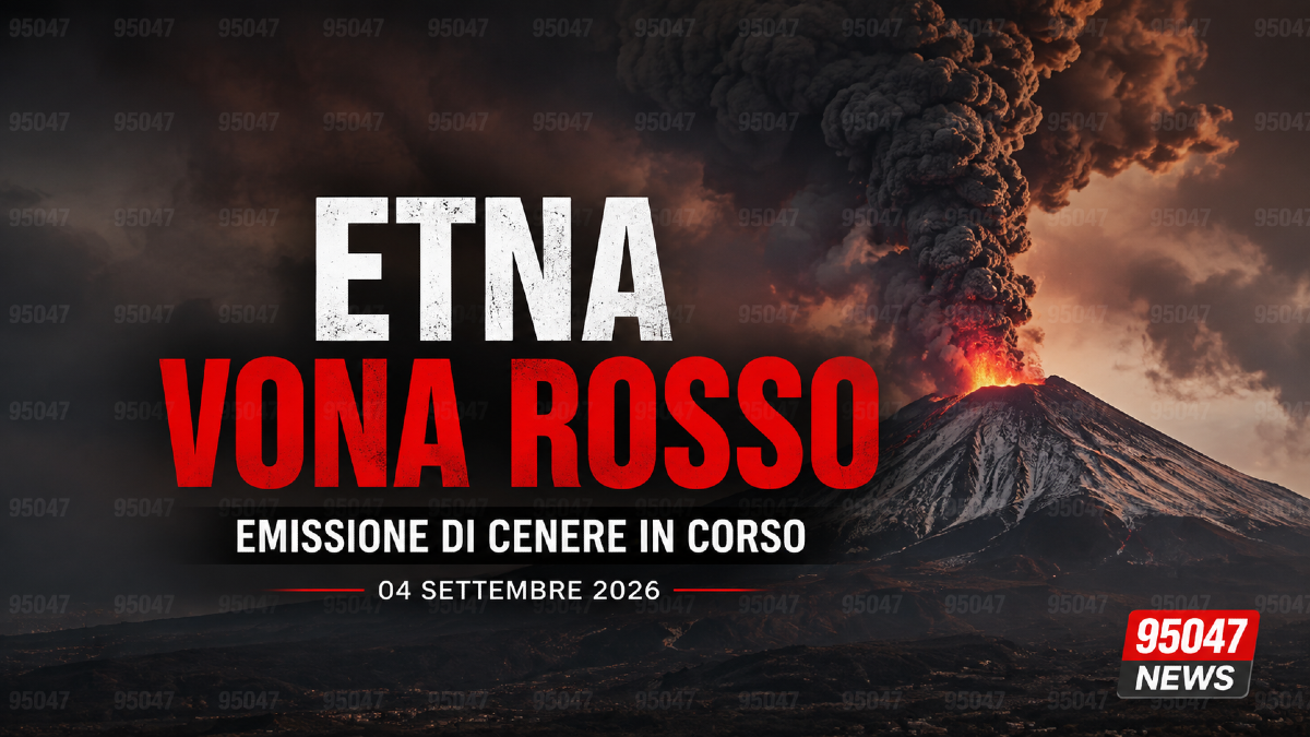 ULTIM’ORA ETNA, VONA ROSSO: EMISSIONE DI CENERE IN CORSO, DISPERSIONE VERSO SUD-SUDOVEST - 