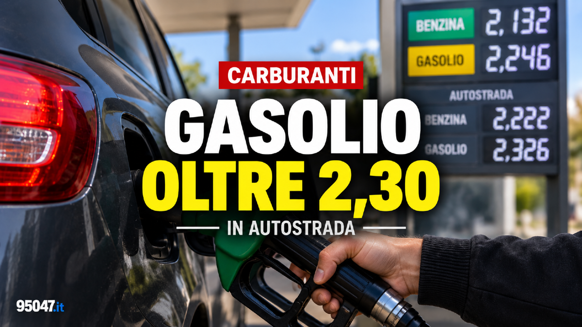 Carburanti, gasolio oltre 2,30 euro al litro in autostrada: i prezzi di oggi - 
