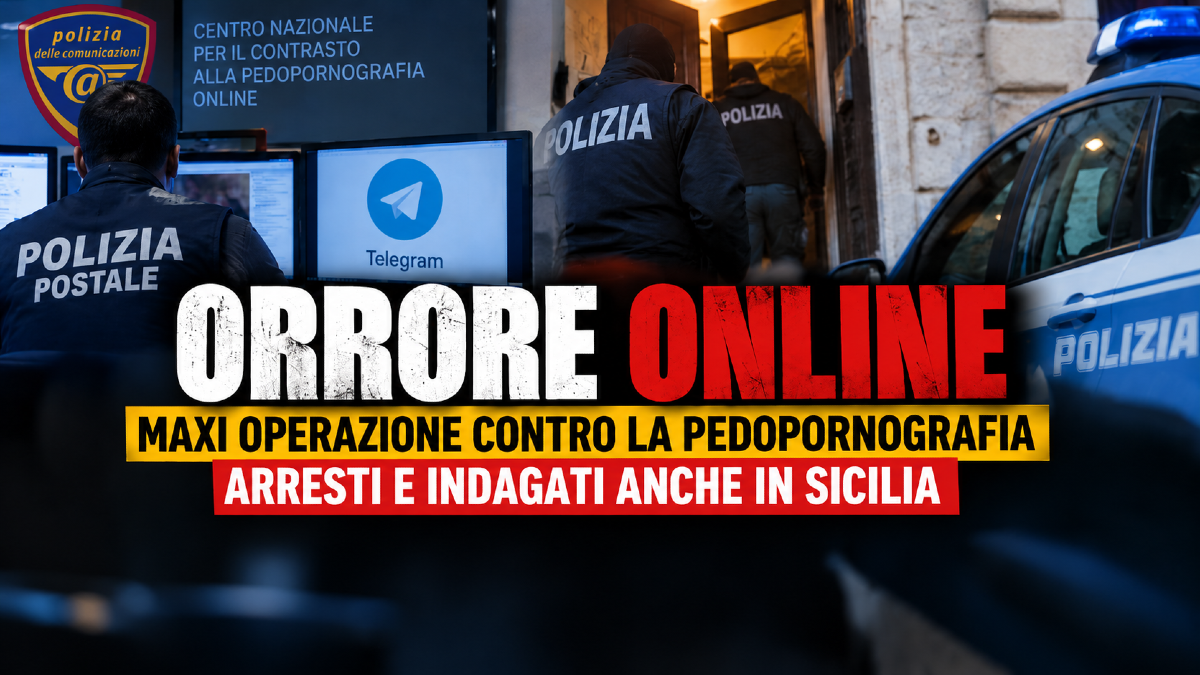ORRORE ONLINE, MAXI OPERAZIONE CONTRO LA PEDOPORNOGRAFIA: ARRESTI E INDAGATI ANCHE IN SICILIA - 