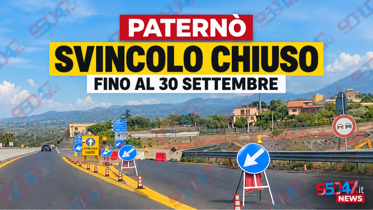 Paternò, svincolo chiuso fino al 30 settembre: lavori per la nuova rampa di accesso - 