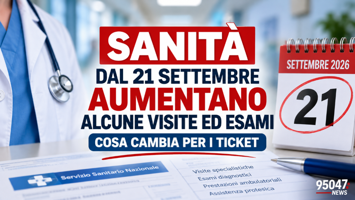 Sanità, da oggi aumentano alcune visite ed esami: cosa cambia per i ticket - 