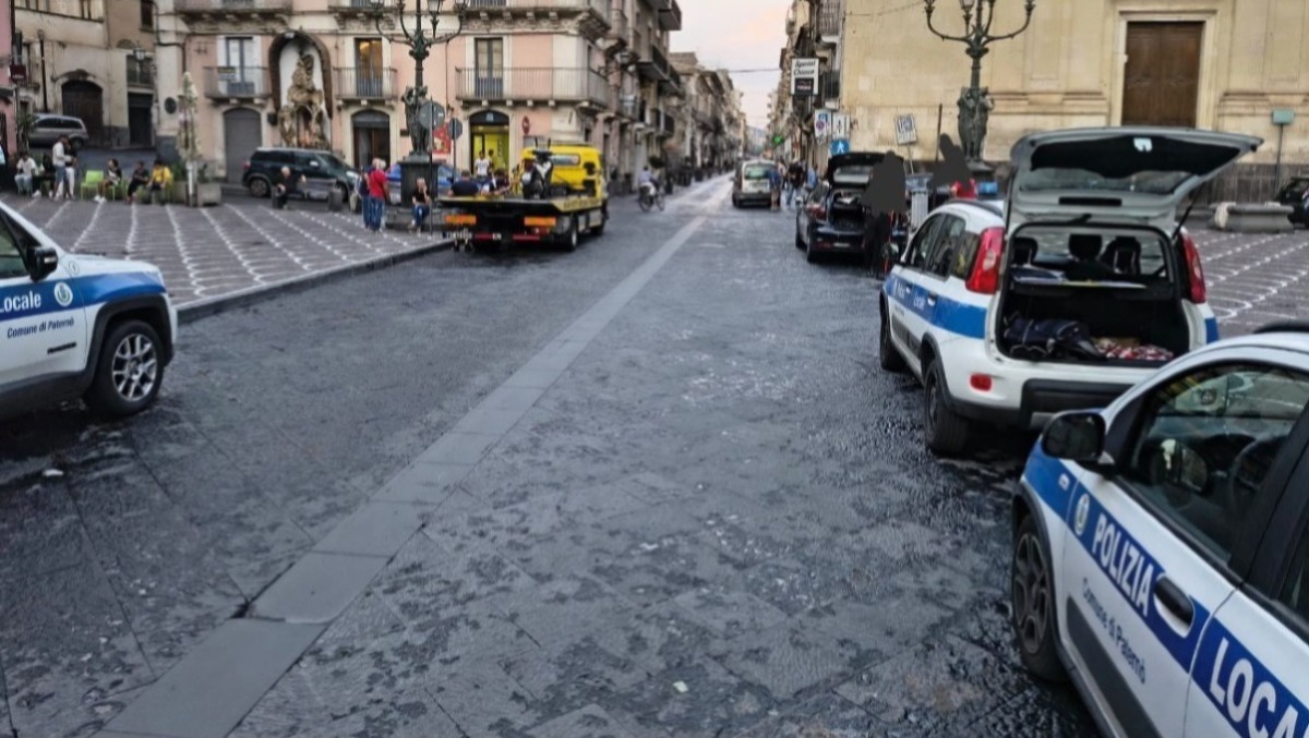 Paternò, controlli a tappeto in centro: multe per 10.500 euro e 4 veicoli sequestrati - 