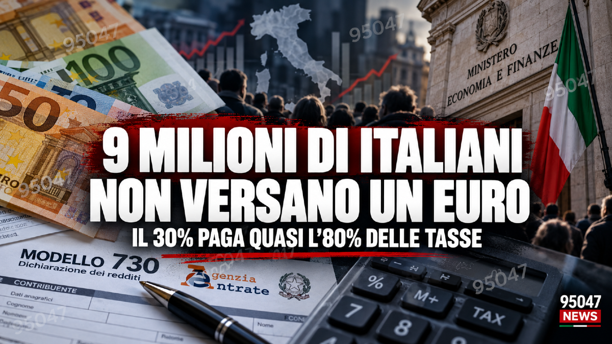 FISCO, 9 MILIONI DI ITALIANI NON PAGANO IRPEF: QUASI L’80% DELLE TASSE SUL 30% DEI CONTRIBUENTI - 