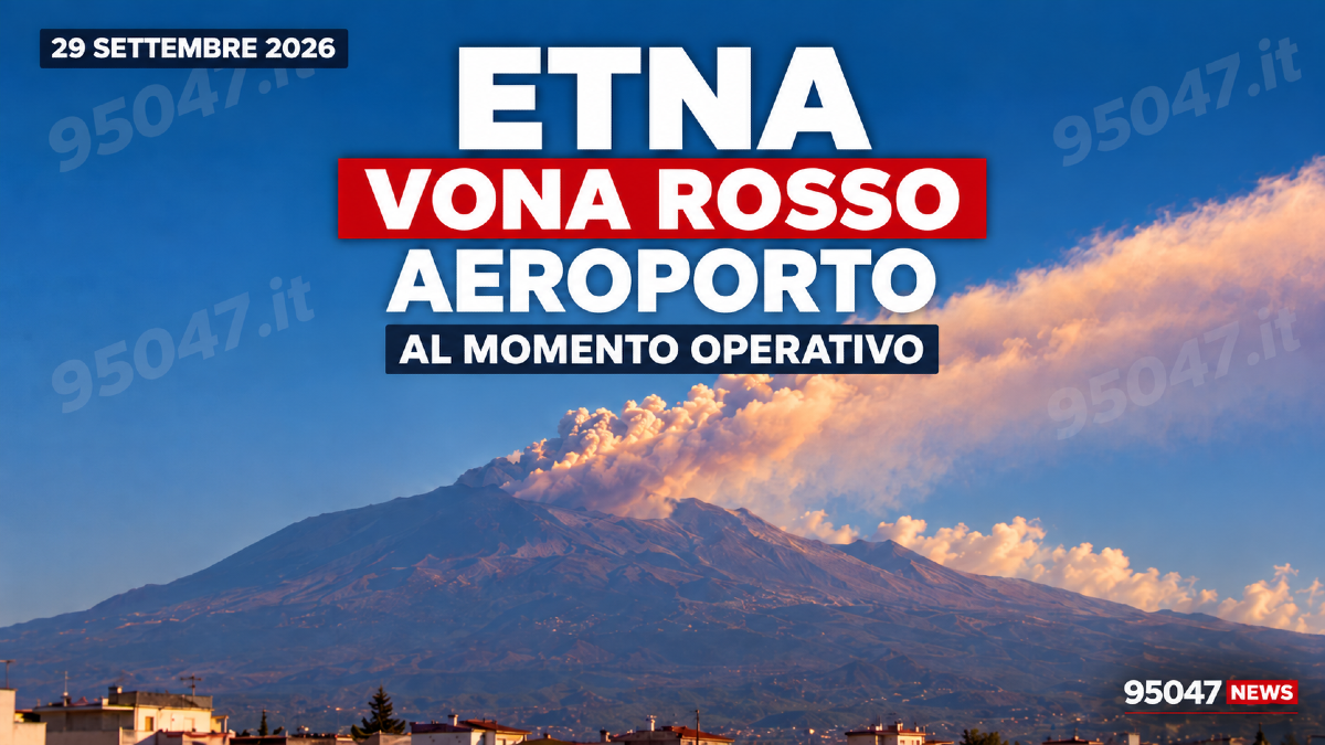 Etna, VONA torna rosso: nube di cenere alta 4 km, aeroporto di Catania al momento operativo - 
