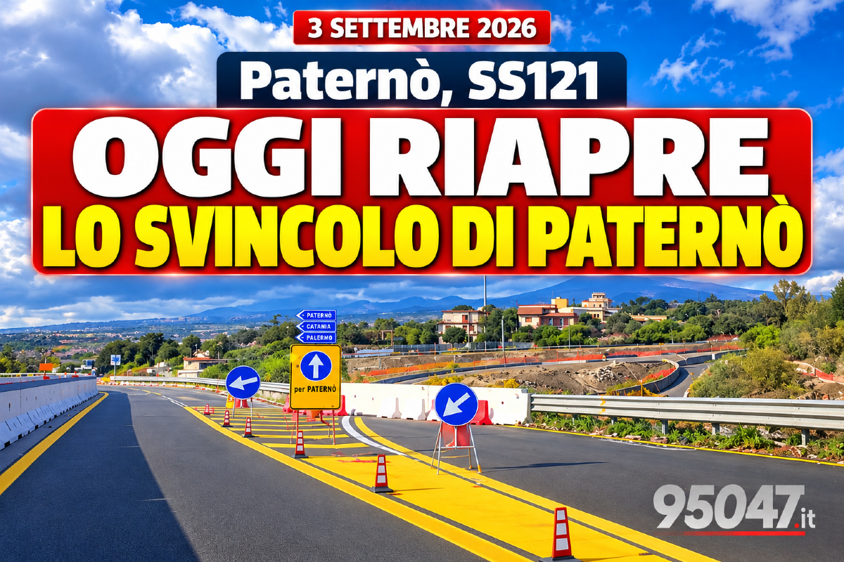 Paternò, oggi riapre lo svincolo sulla SS121: dalle 17 tornano percorribili le rampe - 