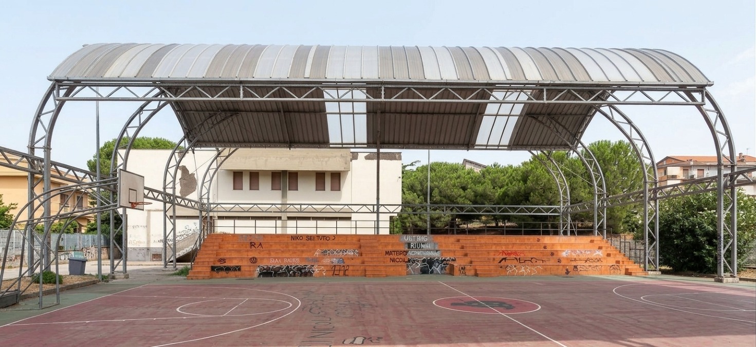 Paternò, al via la riqualificazione del Palazzetto dello Sport “Peppino Impastato” - 