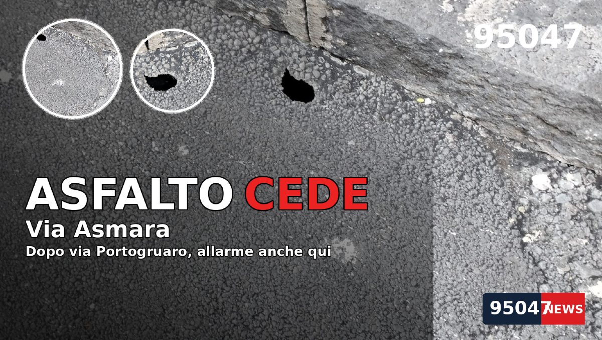 Paternò, dopo via Portogruaro cede l’asfalto anche in via Asmara - 