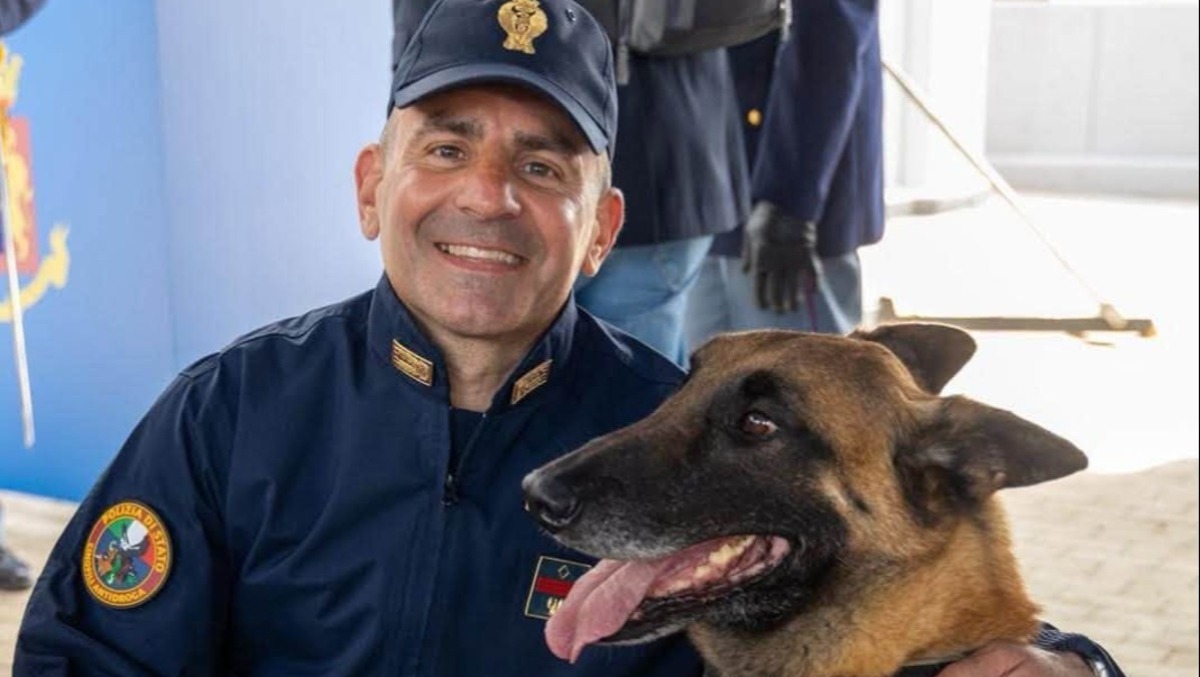 Catania, Maui va in pensione dopo 9 anni: il suo fiuto ha fatto sequestrare 280 kg di droga - 