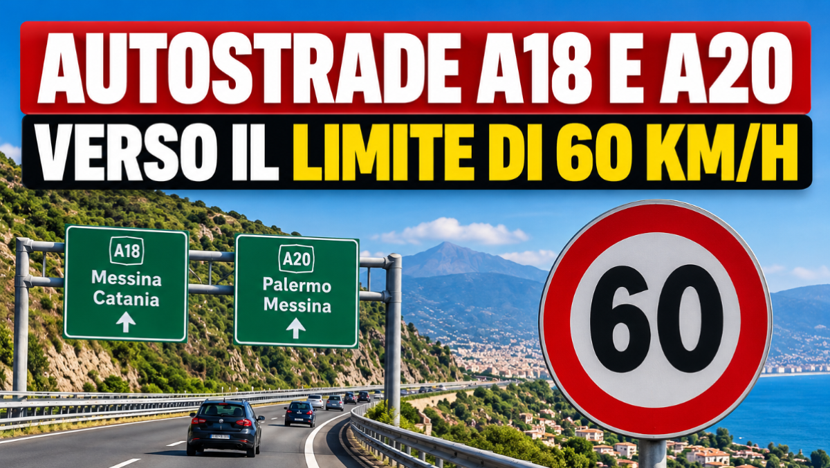 A18 e A20, verso i 60 km/h: si attende l’ordinanza, ma il pedaggio si paga lo stesso - 