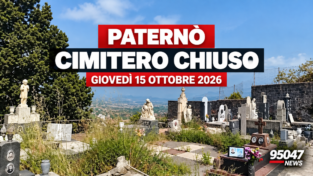 Paternò, giovedì chiude il Cimitero Monumentale: ecco il motivo e gli orari - 
