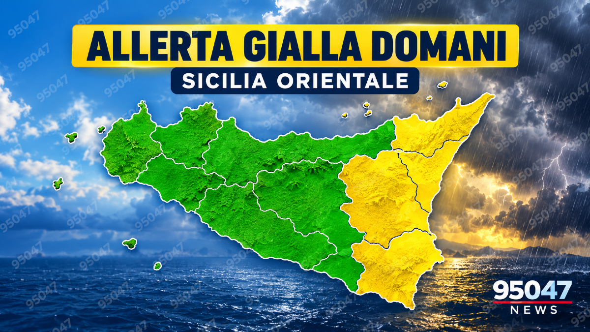 Sicilia, domenica 18 ottobre allerta gialla: temporali in arrivo anche nel Catanese - 