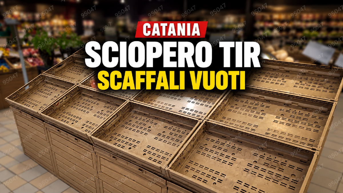 Catania, sciopero dei tir: scaffali vuoti nei supermercati, iniziano a mancare i prodotti - 