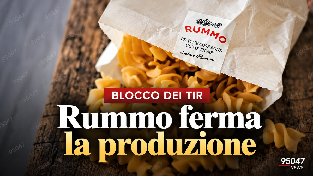 Blocco dei Tir, la Rummo ferma la produzione di pasta: problemi anche per La Molisana - 