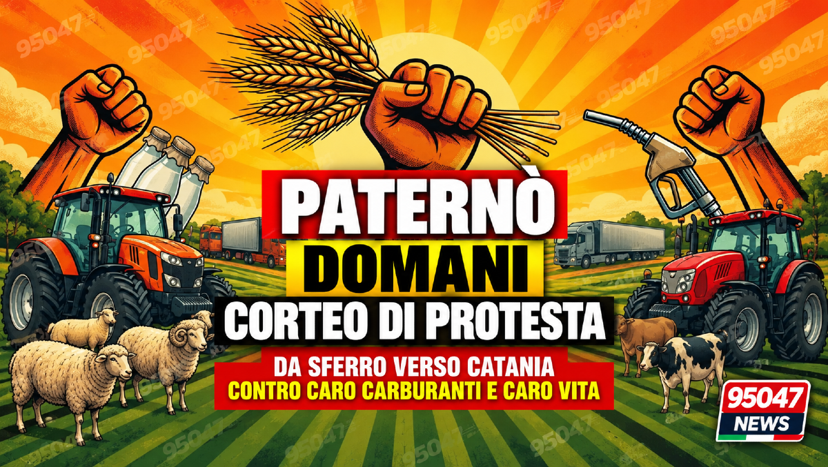Paternò, domani corteo da Sferro verso Catania contro caro carburanti e caro vita - 