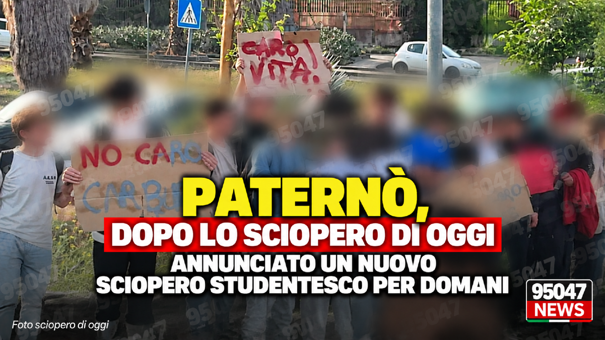 Paternò, dopo la protesta di oggi annunciato un nuovo corteo studentesco per domani - 