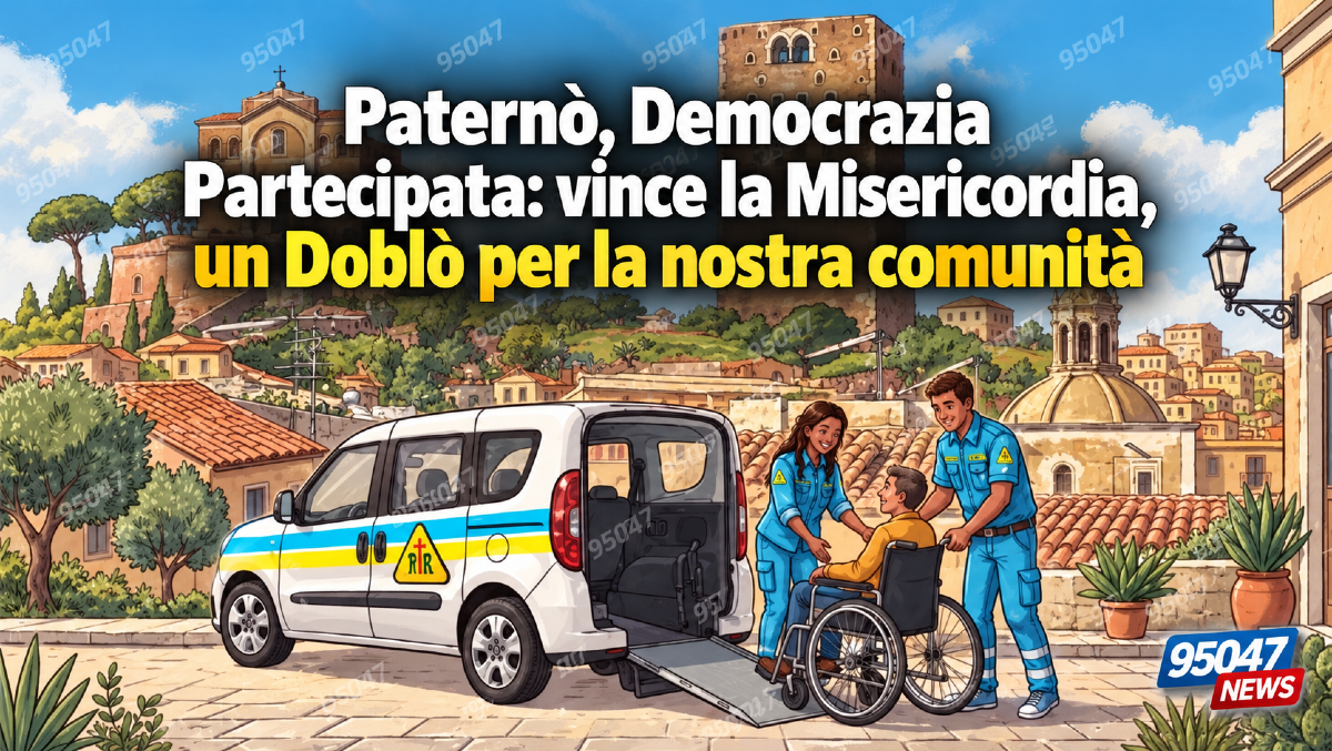 Paternò, Democrazia Partecipata: vince la Misericordia, un Doblò per la nostra comunità