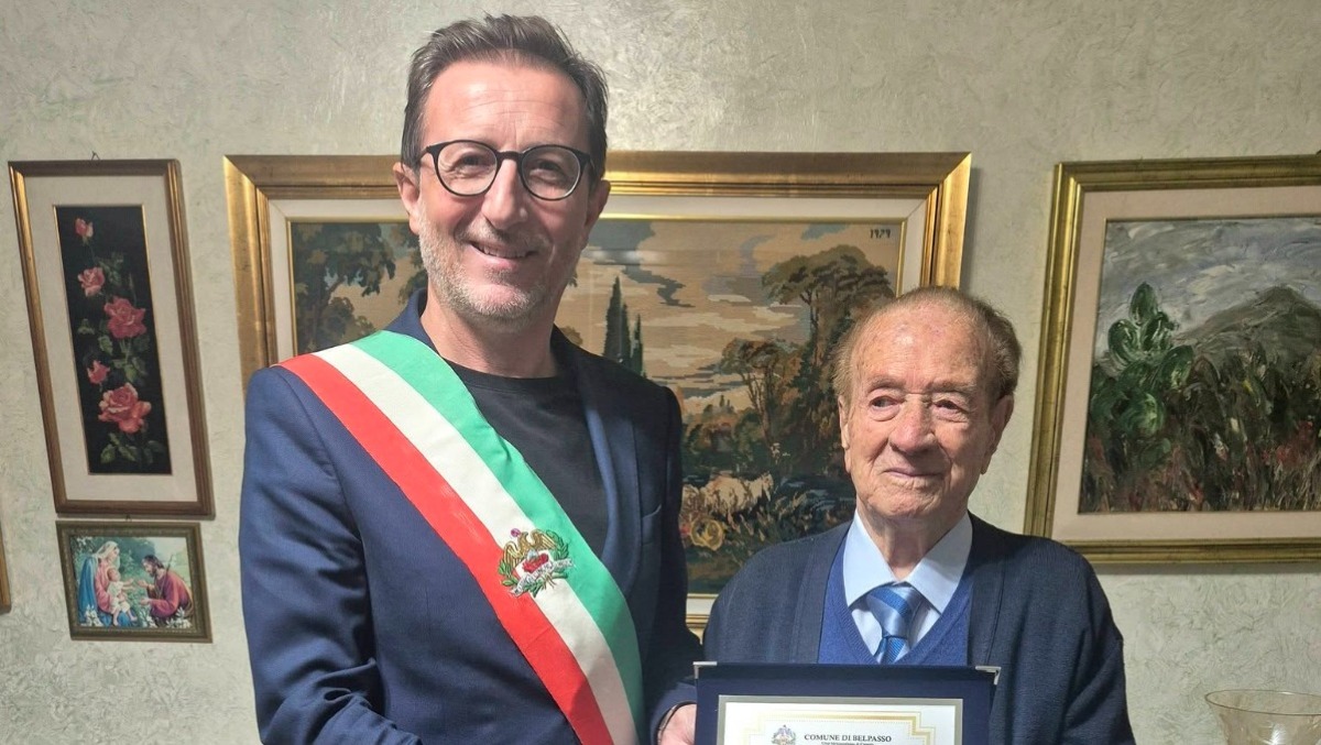 Belpasso, Gaetano compie 100 anni: unico centenario della città, 3 figli e 69 anni di nozze - PAGINA SINDACO CARLO CAPUTO 