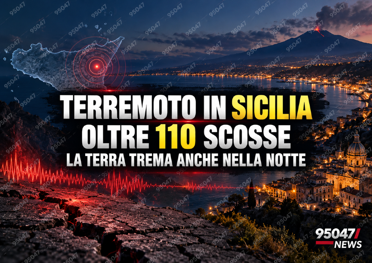 Terremoto in Sicilia, oltre 110 scosse: la terra continua a tremare anche nella notte - 
