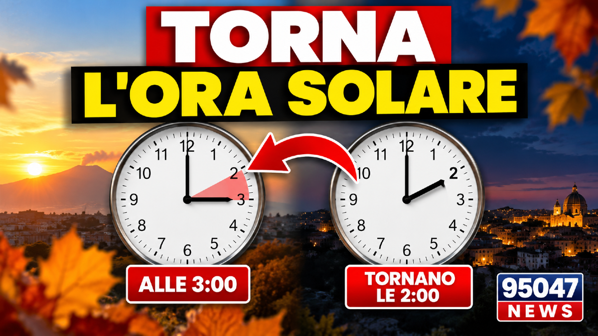 Torna l'ora solare, stanotte lancette indietro di un'ora: si dormirà di più - 
