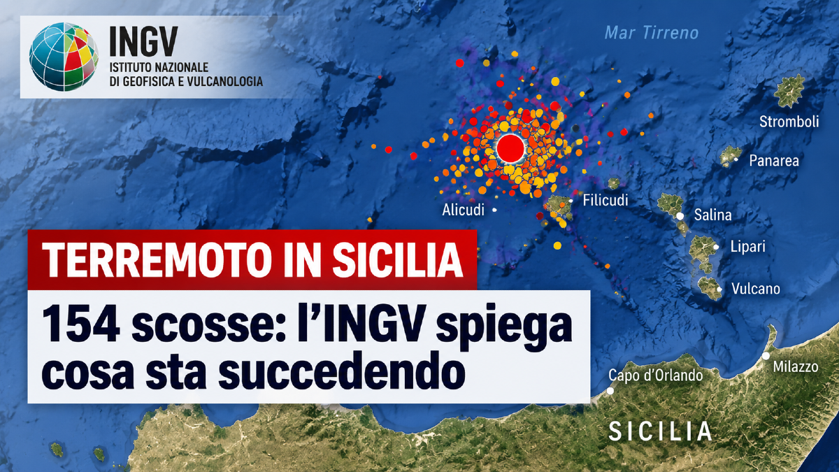 Terremoto in Sicilia, 154 scosse: l’INGV chiarisce, nessun legame diretto con il Marsili - 