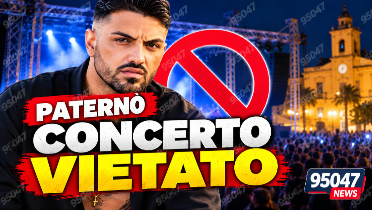 Paternò, concerto di Daniele De Martino vietato dai commissari dopo la nota della Questura